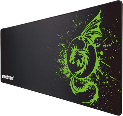 Large Mouse Pad Extended Speed Gaming Mouse Pad Fly Dragon Mouse Pad Gamer Office Computer Mouse Mat (A-Green)